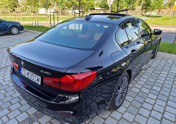 BMW Seria 5 cena 193400 przebieg: 80000, rok produkcji 2020 z Szczecin małe 781